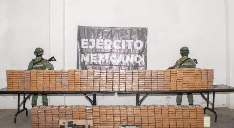 Ejército asegura más de media tonelada de cocaína en casa de Tapachula