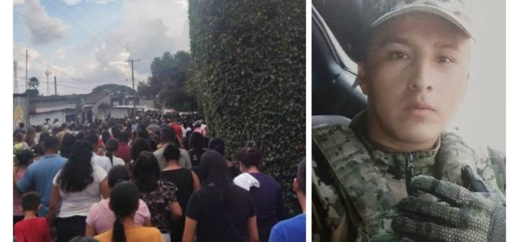 Dan el último adiós a Alexis, marino caído en cumplimiento de su deber