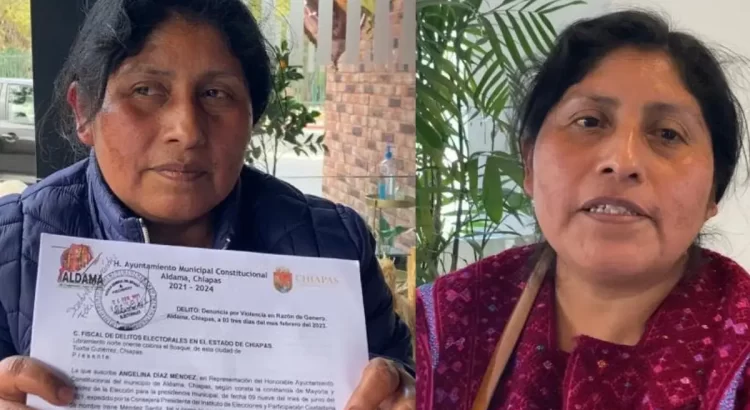 Por amenazas de ser violada y quemada, renuncia alcaldesa de Aldama, Chiapas