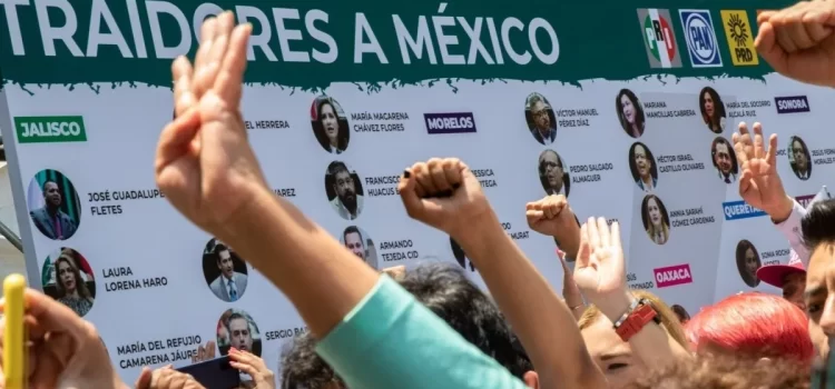 Es calumnia llamar “traidores a México” a legisladores