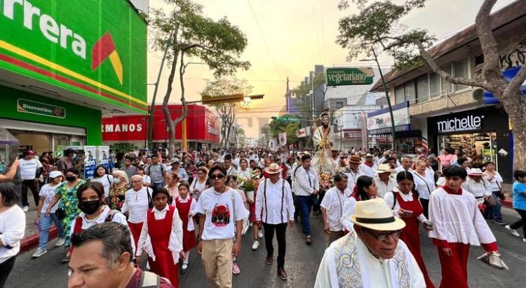Con peregrinación, feligreses y parroquias anuncian el inicio de la Feria San Marcos 2023