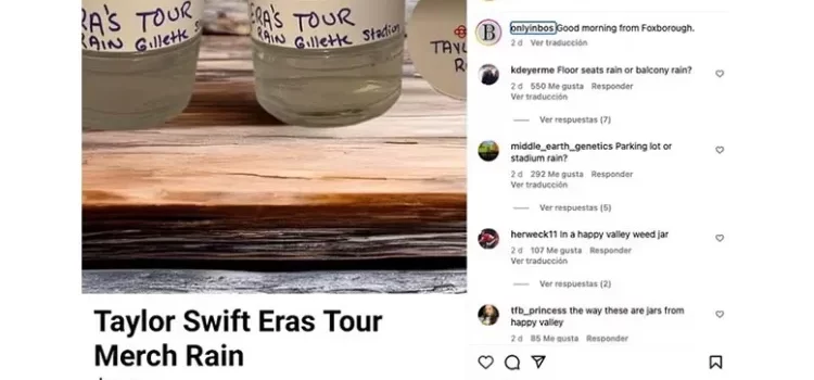 Llévelo, llévelo, el recuerdito del concierto de Taylor Swift