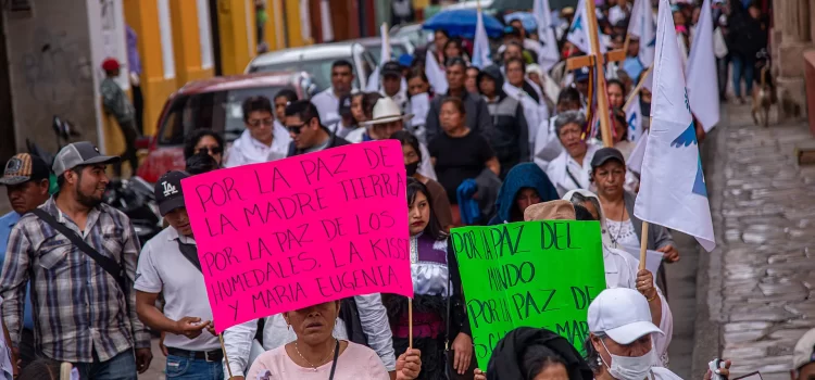 Indígenas alzan la voz  contra la ola de violencia en Chiapas