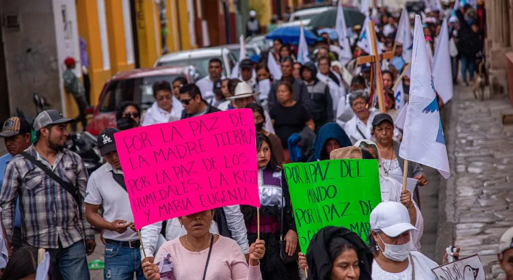 Indígenas alzan la voz  contra la ola de violencia en Chiapas
