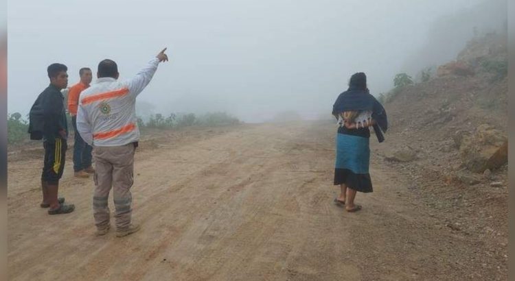 Lluvias provocan derrumbe de cerro en Chilón, habitantes quedan incomunicados