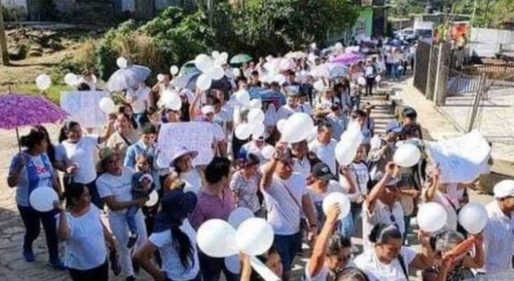 Pobladores de Tila  marchan para exigir se restablezca el Estado de Derecho
