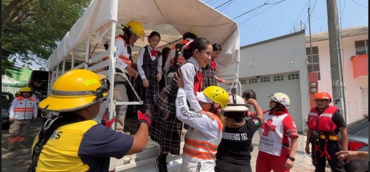 Protección Civil de Chiapas realiza simulacros de prevención de desastres naturales