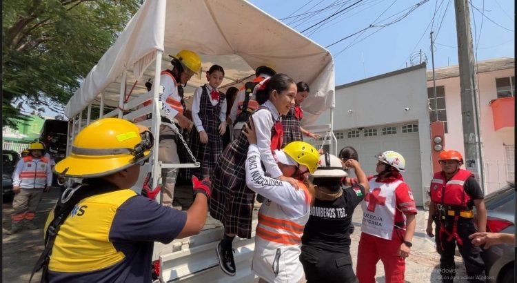 Protección Civil de Chiapas realiza simulacros de prevención de desastres naturales