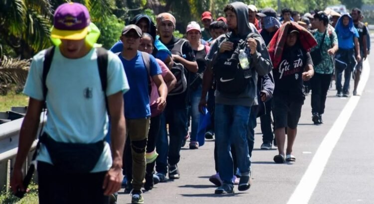 Sale de Chiapas una nueva caravana migrante rumbo a CDMX