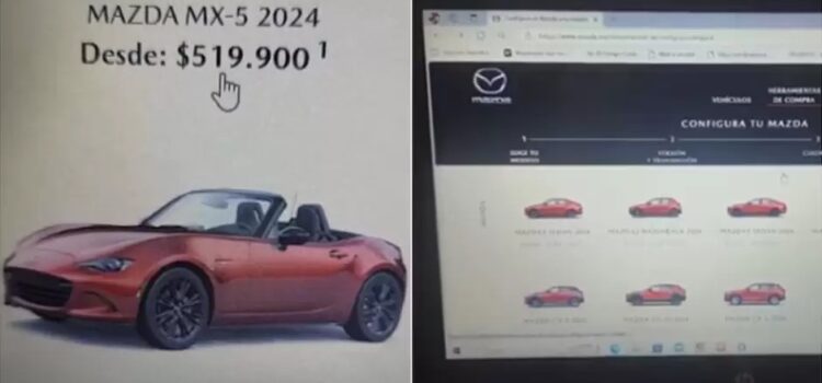 Joven Chiapaneco intenta comprar un Mazda por 500 pesos