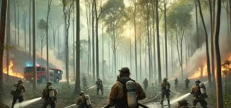Semahn refuerza acciones contra incendios forestales en Chiapas
