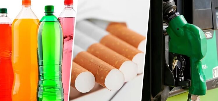 Aumentarán cuotas de impuesto en diésel, cigarros y refrescos