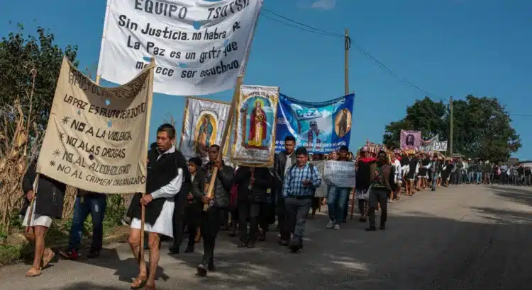 Indígenas de Chiapas exigen justicia y seguridad