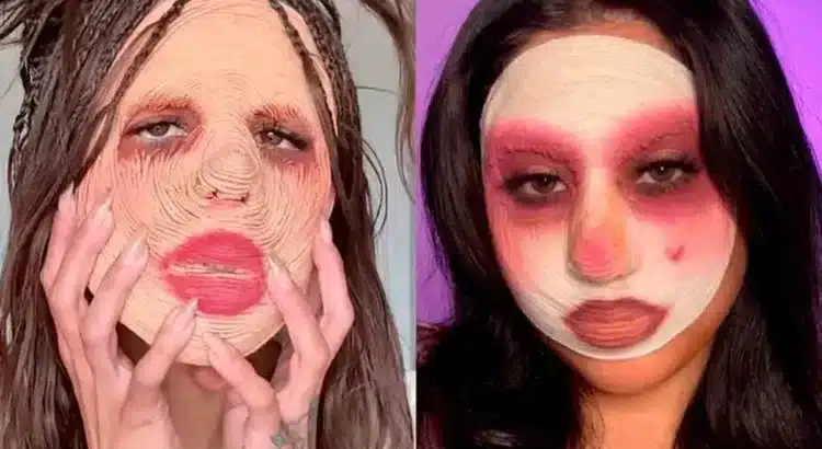 La nueva tendencia en belleza femenina: el “maquillaje de hilo”