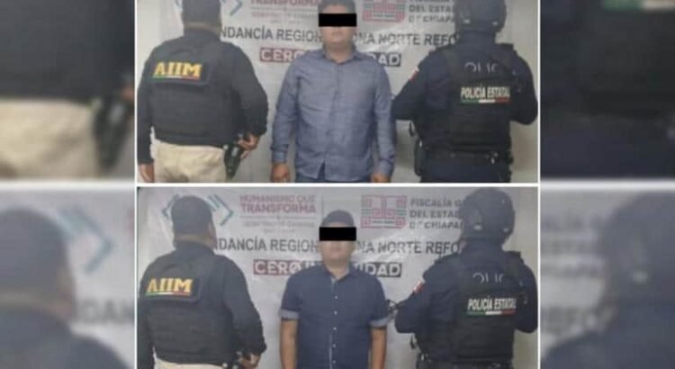 Detienen a dos funcionarios de la Fiscalía de Chiapas