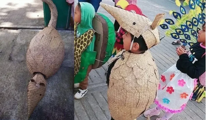 El “niño armadillo” la rompe en redes