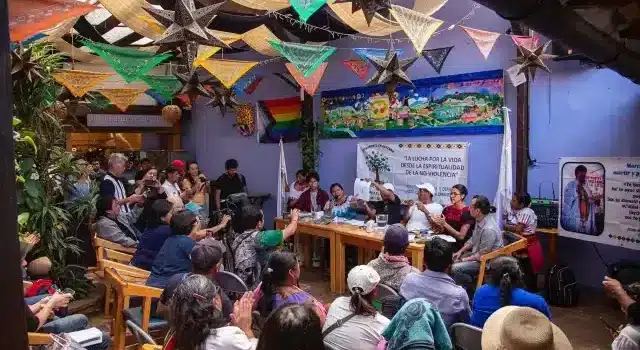 Pueblos indígenas de Chiapas protestan contra proyecto de autopista