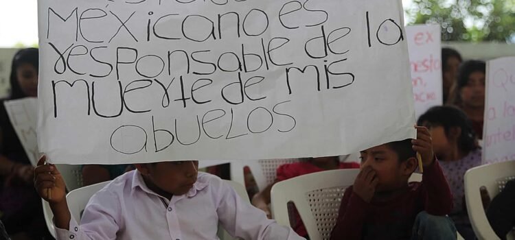 Jóvenes exigen informe de CIDH sobre la masacre de Acteal en Chiapas
