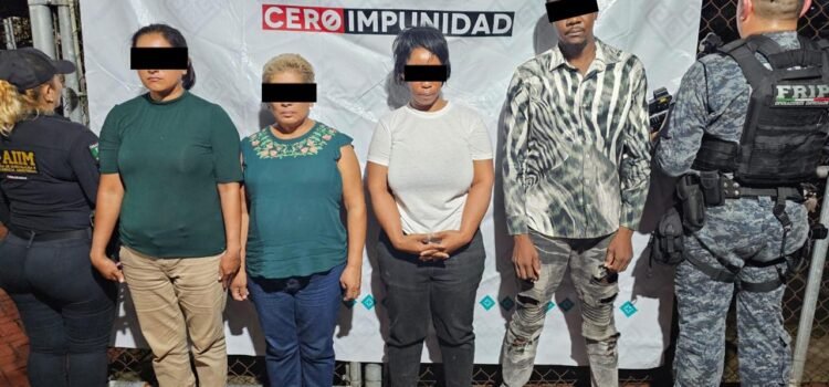 Detienen a 4 personas por presunto tráfico de menores en Chiapas