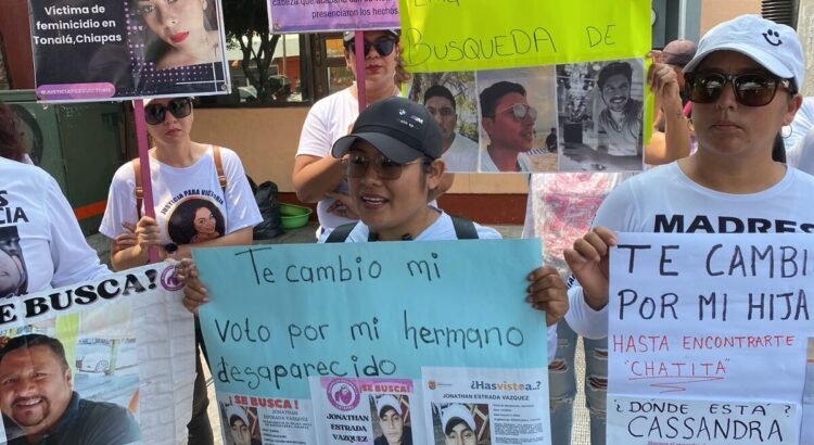 Madres Buscadoras llegan a Chiapas siguiendo pistas de sus desaparecidos