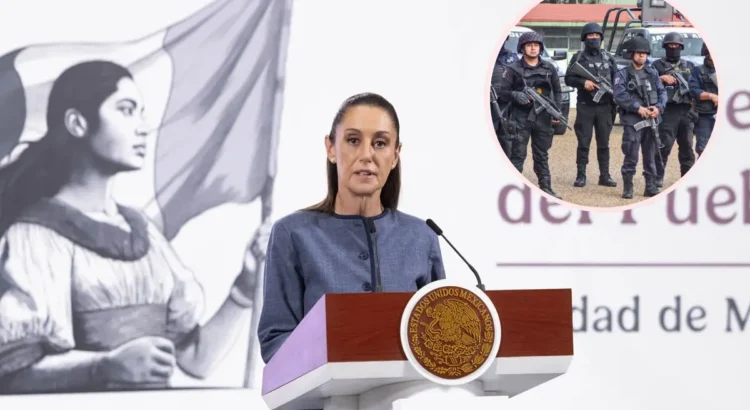Sheinbaum reprueba que las Fuerzas Pakal de Chiapas cruzaran Guatemala durante un enfrentamiento