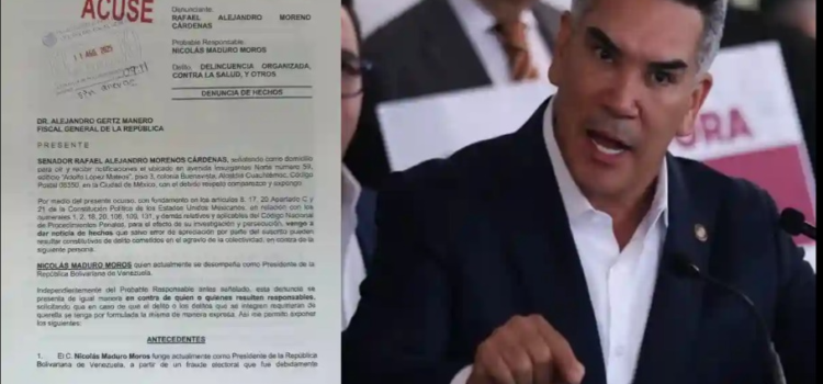 Denuncia Alejandro Moreno a Nicolás Maduro ante la FGR