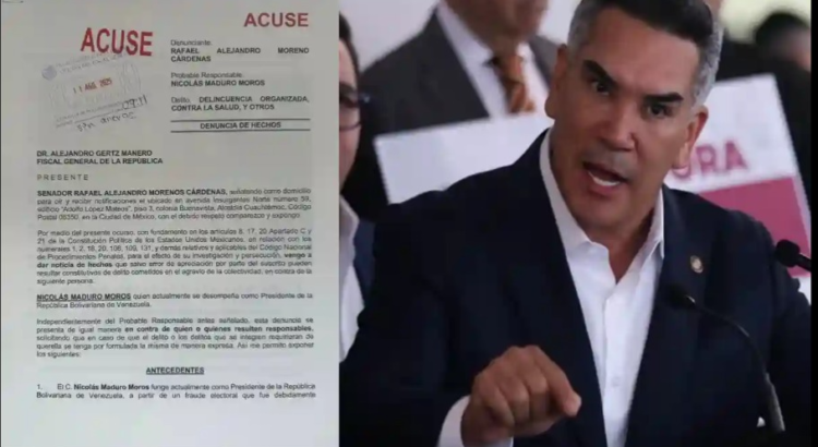 Denuncia Alejandro Moreno a Nicolás Maduro ante la FGR