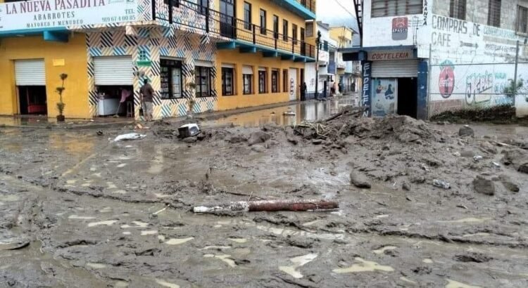 Zona norte de Chiapas bajo alerta por deslaves e inundaciones
