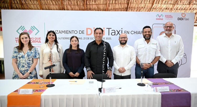 Lanzan DiDi Taxi en Chiapas para impulsar al gremio taxista y una movilidad más moderna Lanzan DiDi Taxi en Chiapas para impulsar al gremio taxista y una movilidad más moderna